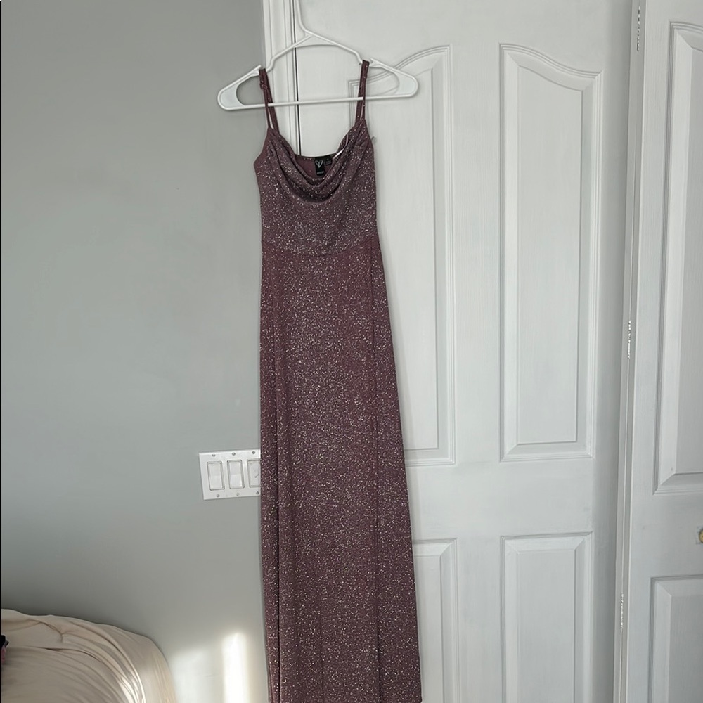 Windsor Purple Slip Maxi Dress Spaghetti Strap Cocktail